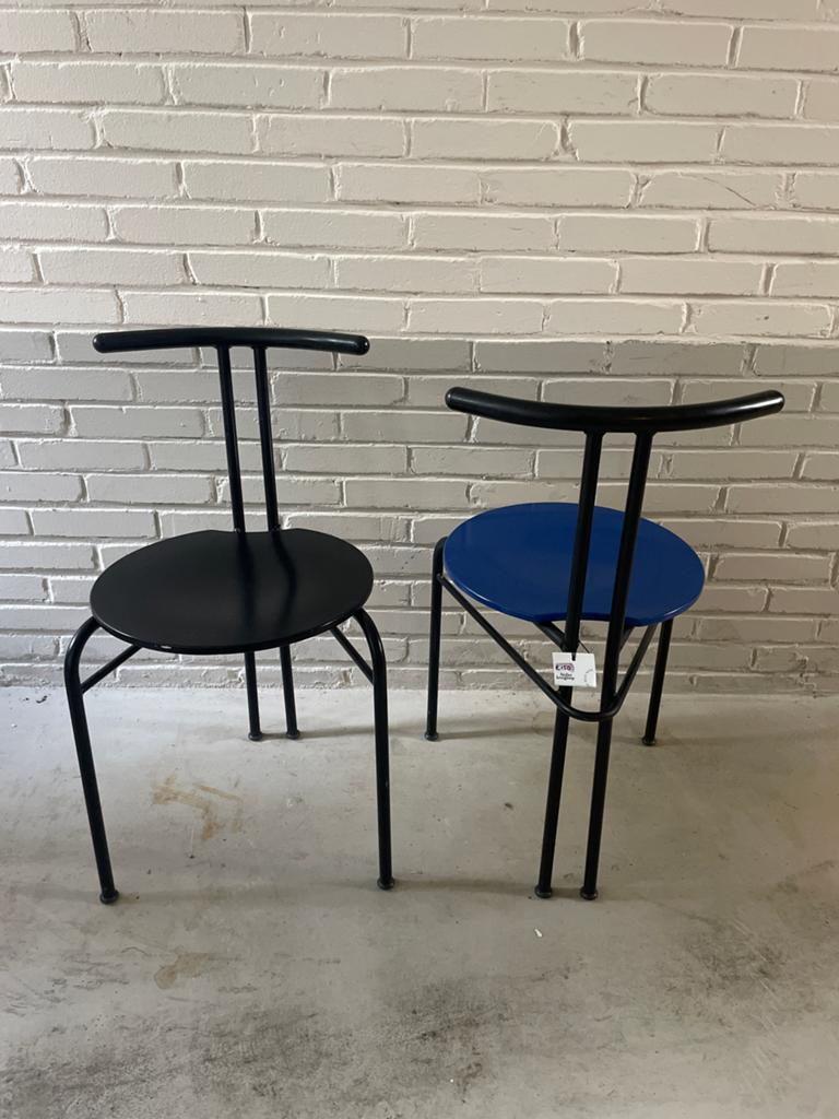 Set van 2 Postmoderne Memphis Style Stoelen - Vintage, Ophalen of Verzenden