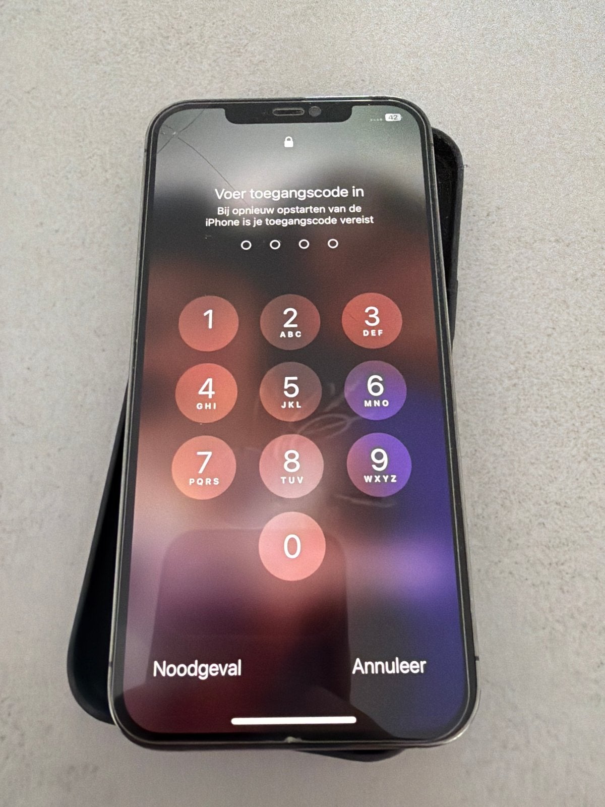 iPhone 12 Pro Max - Camera glas kapot, Telecommunicatie, Mobiele telefoons | Apple iPhone, Zonder simlock, Grijs, 128 GB, Gebruikt