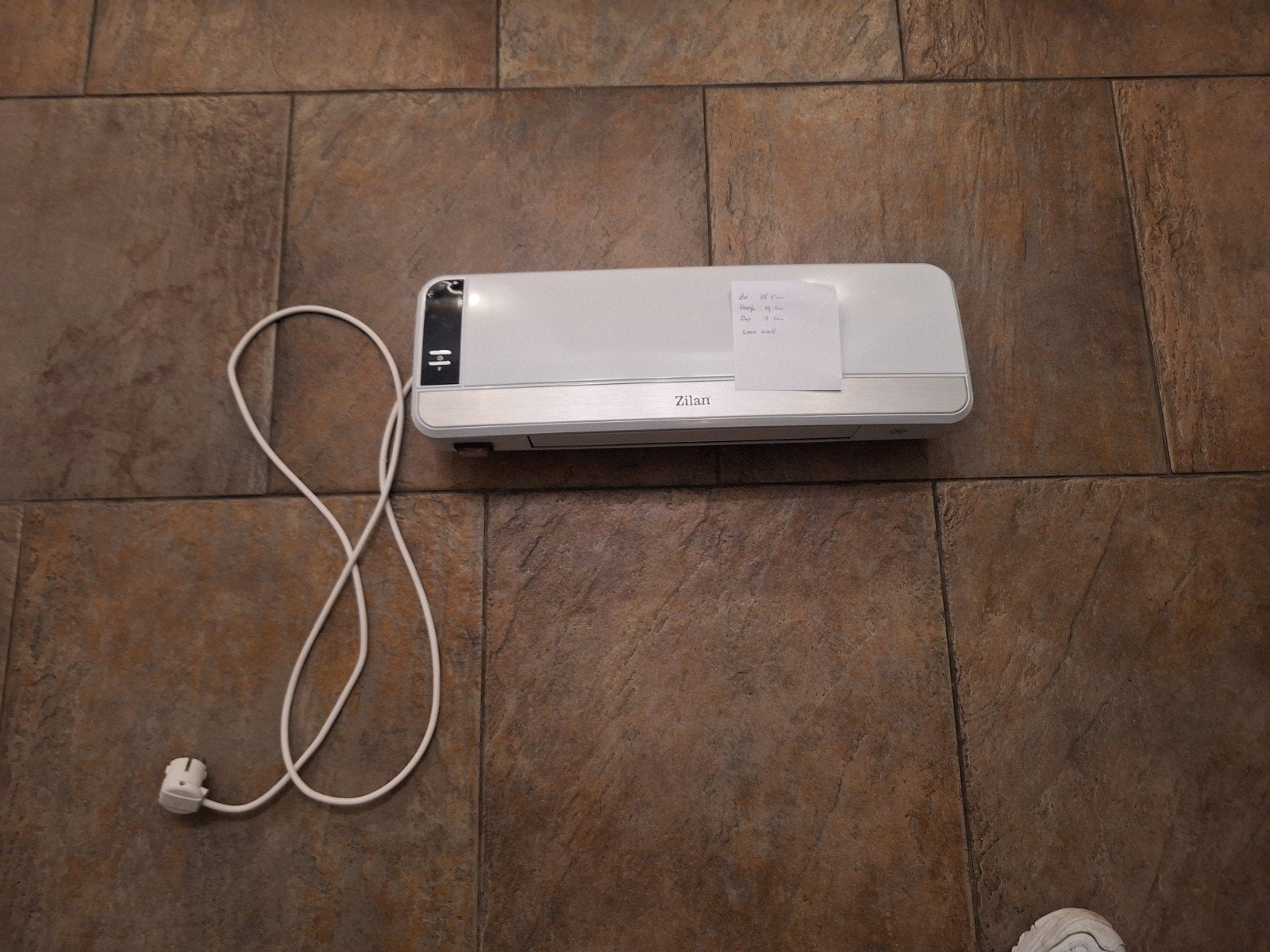 Zilan ZLN2090 Wandverwarming 2000W, Ophalen, Minder dan 30 cm, Kachel, Minder dan 60 cm