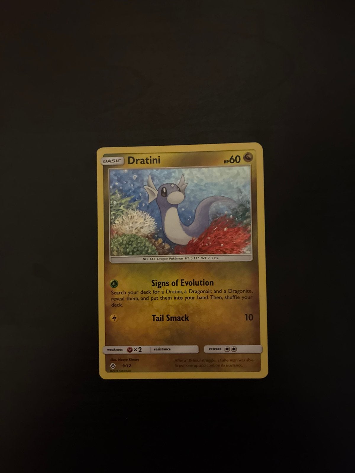Dratini kaart 2x, Ophalen of Verzenden, Zo goed als nieuw