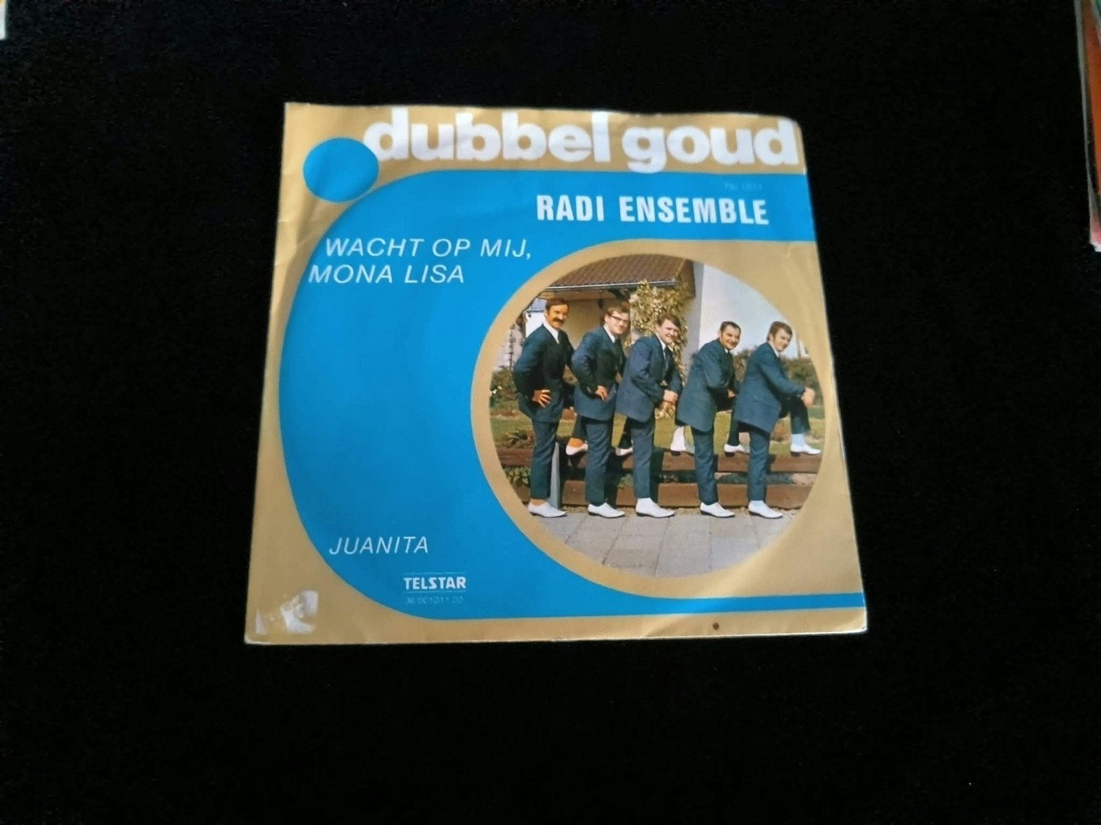 Radi Ensemble - Wacht op mij, Mona / Juanita (Dubbel Gou, Gebruikt, 7 inch, Ophalen of Verzenden, EP