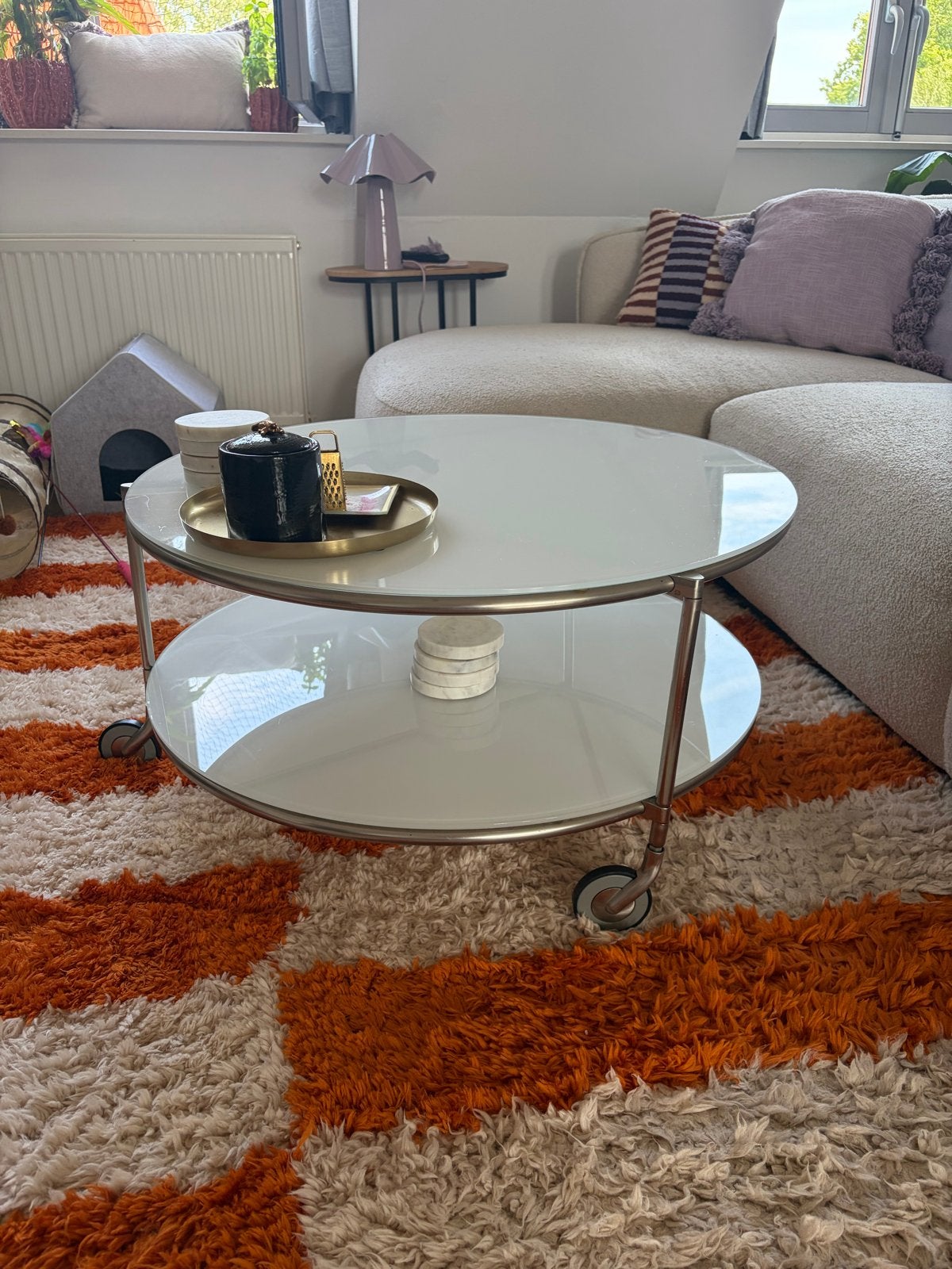 IKEA Strind salontafel - Ehlén Johansson design, Ophalen, Gebruikt, Rond, 50 tot 100 cm