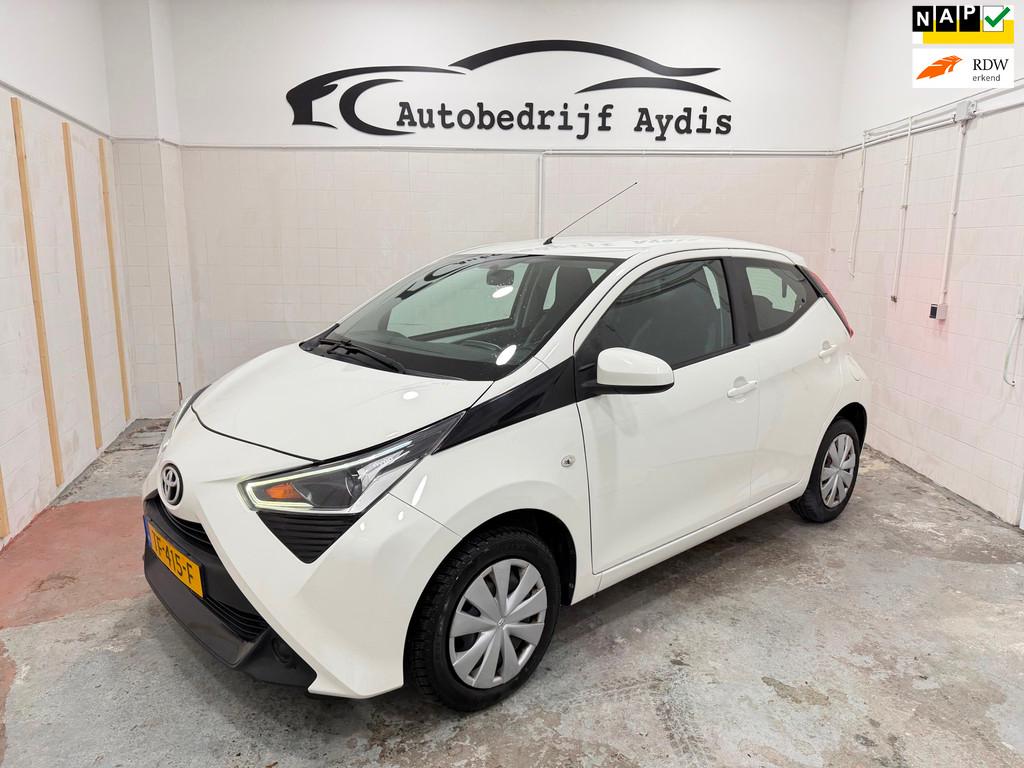 Toyota Aygo 1.0 VVT-i x-fun Airco EL Ramen Cruise Nap, Voorwielaandrijving, Stof, Gebruikt, Euro 6