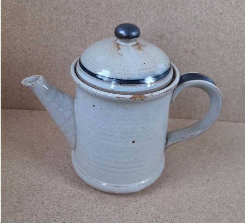 Vintage keramische theepot of koffiepot met deksel., Antiek en Kunst, Ophalen of Verzenden