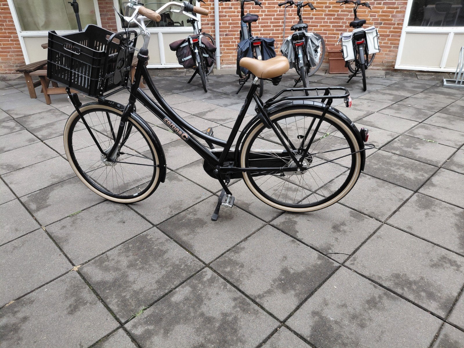 Cortina U4 Transportfiets Dames Zwart