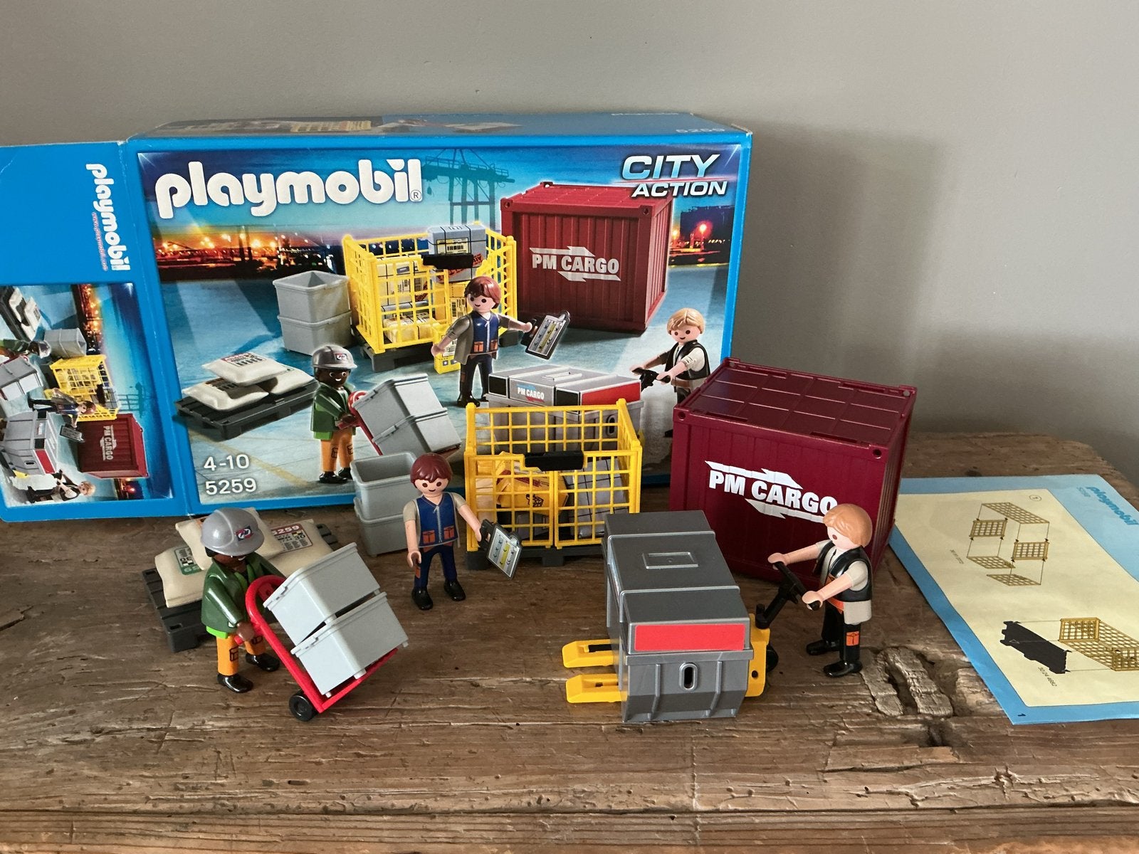 Playmobil City Action 5259 Vrachtterminal met vorkheftruck, Complete set, Overige typen, Ophalen of Verzenden, Zo goed als nieuw