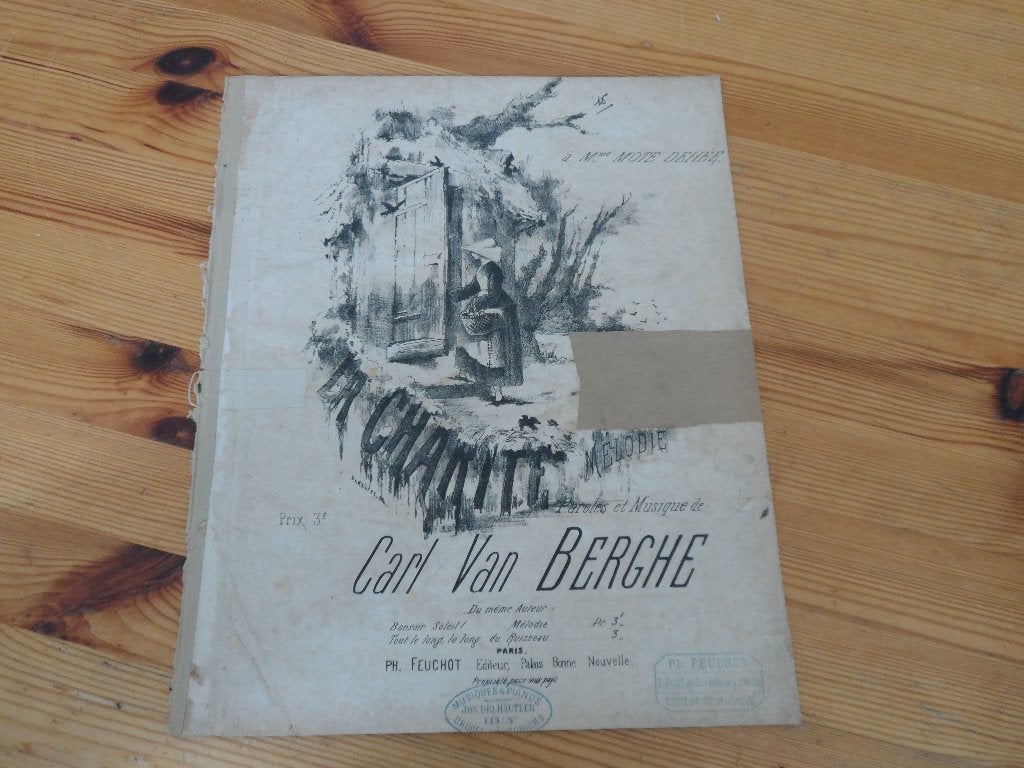 La charite - carl van berghe, Piano, Gebruikt, Ophalen of Verzenden, Artiest of Componist