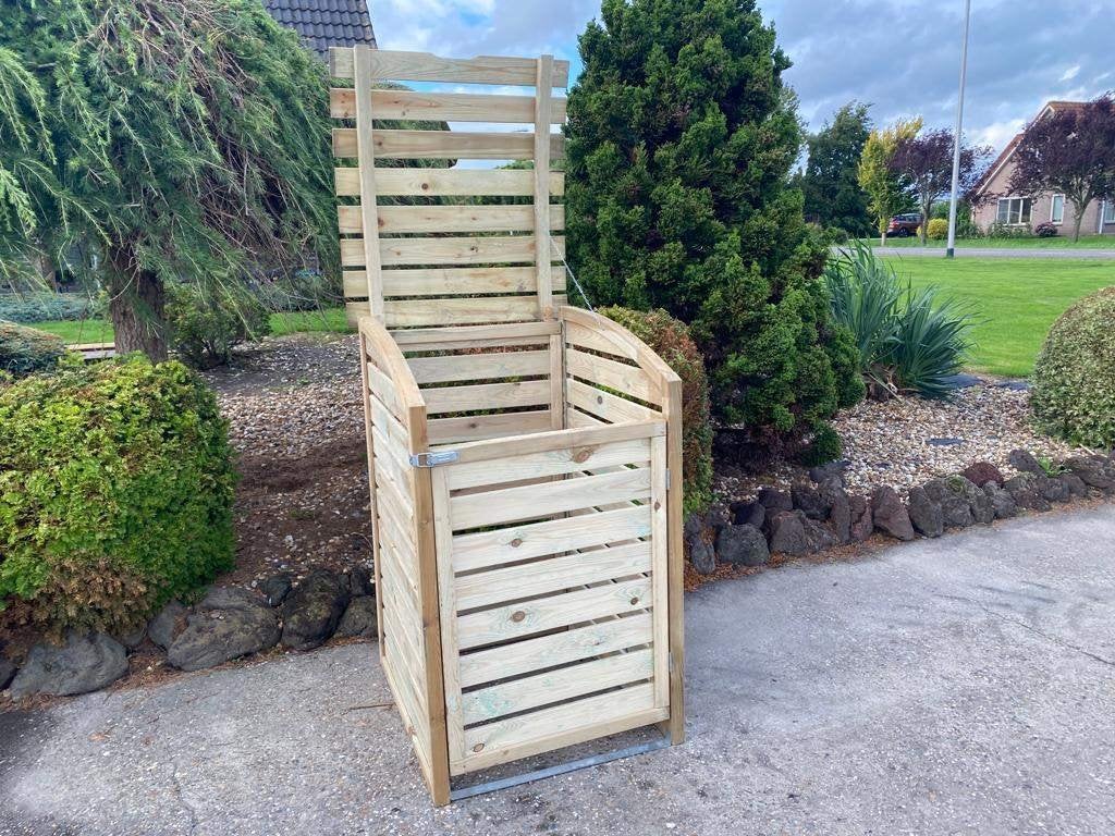 nette container ombouw, Tuin en Terras, Bergingen en Tuinkasten, Nieuw, Containerberging, Hout, Ophalen of Verzenden