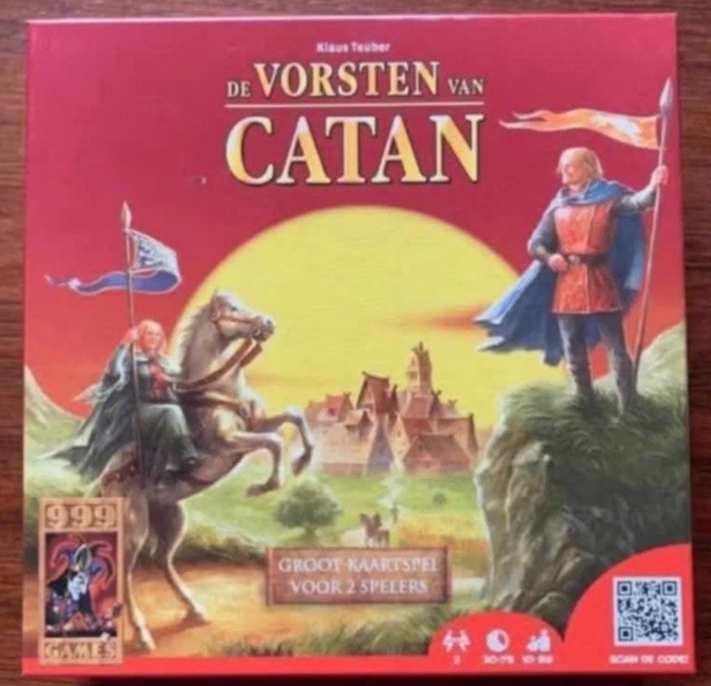De vorsten van Catan; groot kaartspel 2 spelers; Klaus Teube, Ophalen of Verzenden, Nieuw