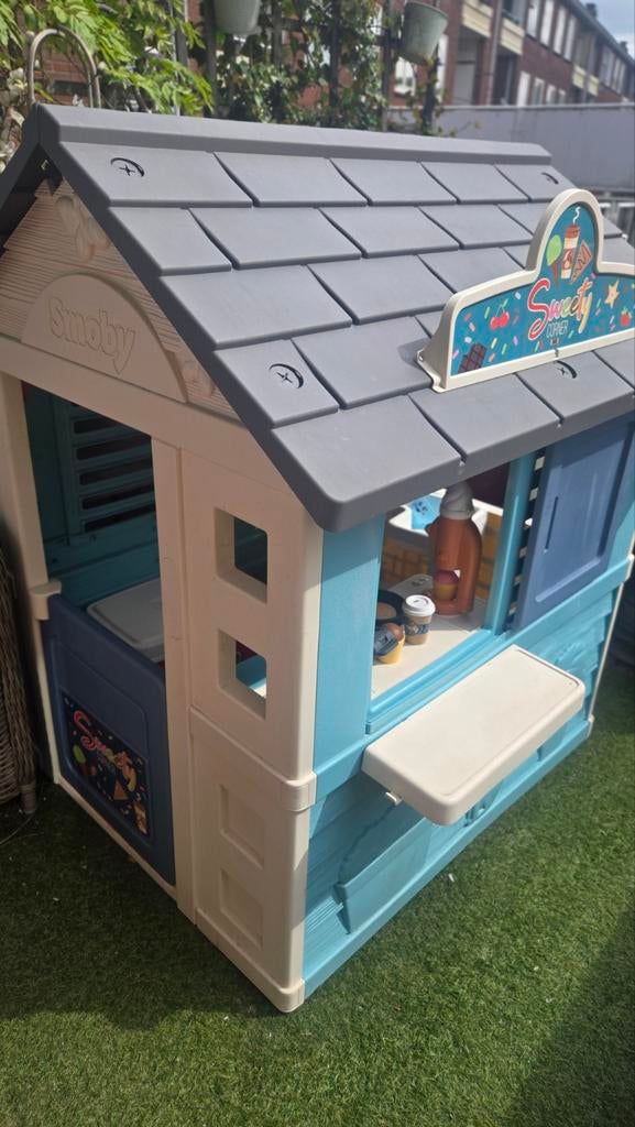Smoby Sweet Corner speelhuisje / ijskraam – hele goede staat, Kinderen en Baby's, Speelgoed | Buiten | Speelhuisjes, Ophalen