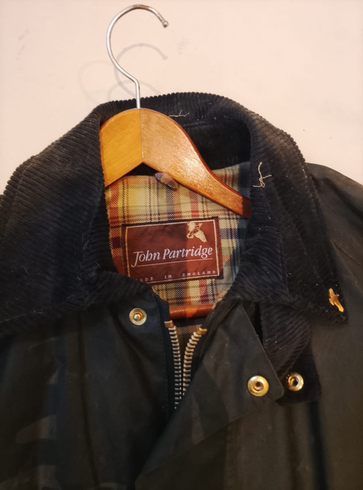 John partridge waxjas size 40, Ophalen, Zo goed als nieuw, Groen, John partridge