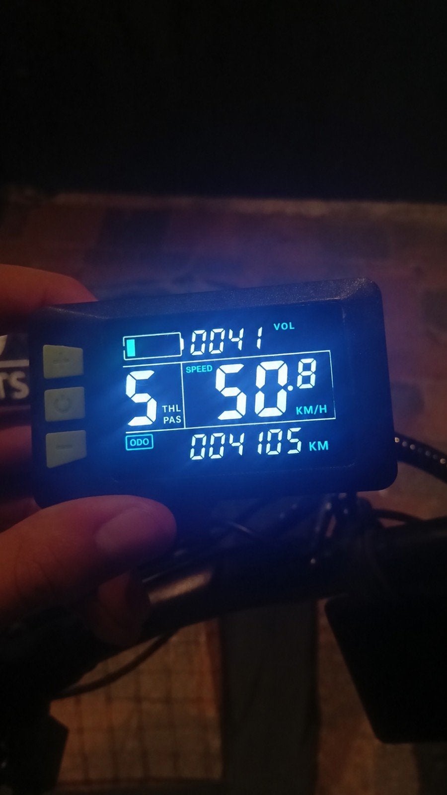 LCD-P3C 48V Fatbike Display - Werkend, Fietsen en Brommers, Fietsaccessoires | Fietscomputers, Verzenden, Waterdicht, Zo goed als nieuw