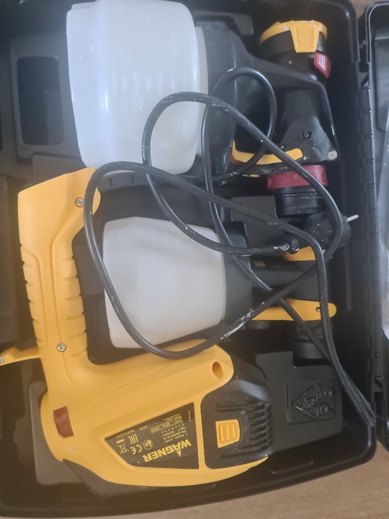 te koop Wagner verfspuit geheel compleet met extra s, Doe-het-zelf en Verbouw, Schildersmaterialen, Ophalen of Verzenden, Zo goed als nieuw