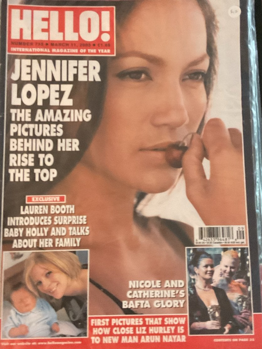Hello! Magazine met Jennifer Lopez op de cover, Verzenden, Gelezen, Glossy