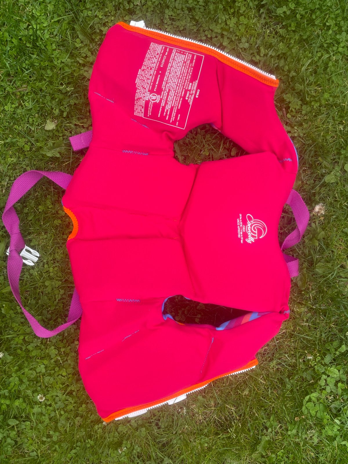 Connelly Kinder Reddingsvest - Roze/Blauw (14-23 kg), Watersport en Boten, Watersportkleding, Ophalen, Zo goed als nieuw, Kind