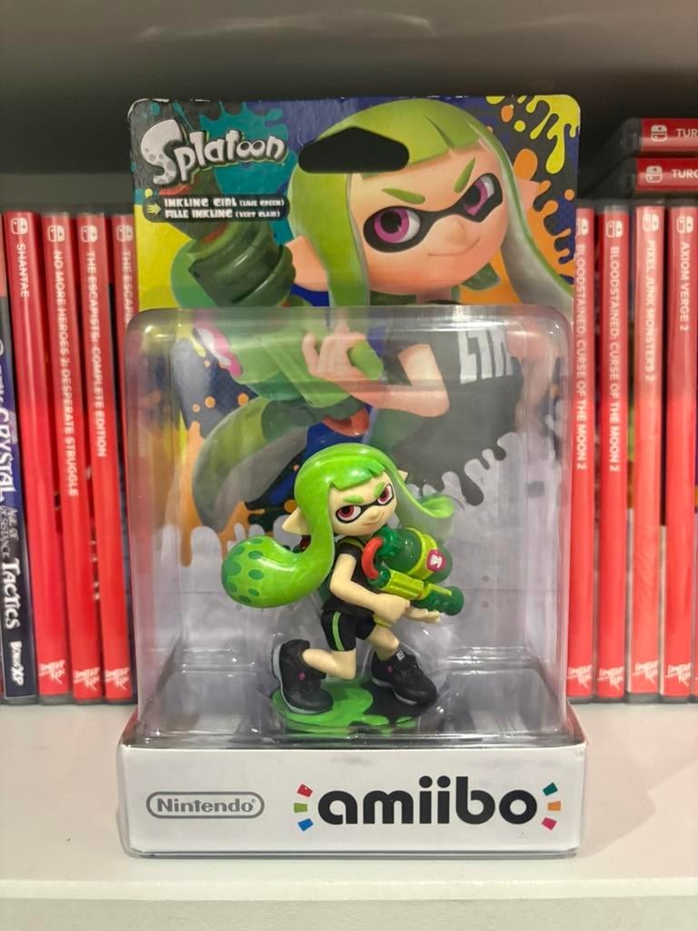Zeldzame Amiibo Inkling Girl Groen (Splatoon), 3 spelers of meer, Ophalen of Verzenden, Nieuw, Vanaf 7 jaar