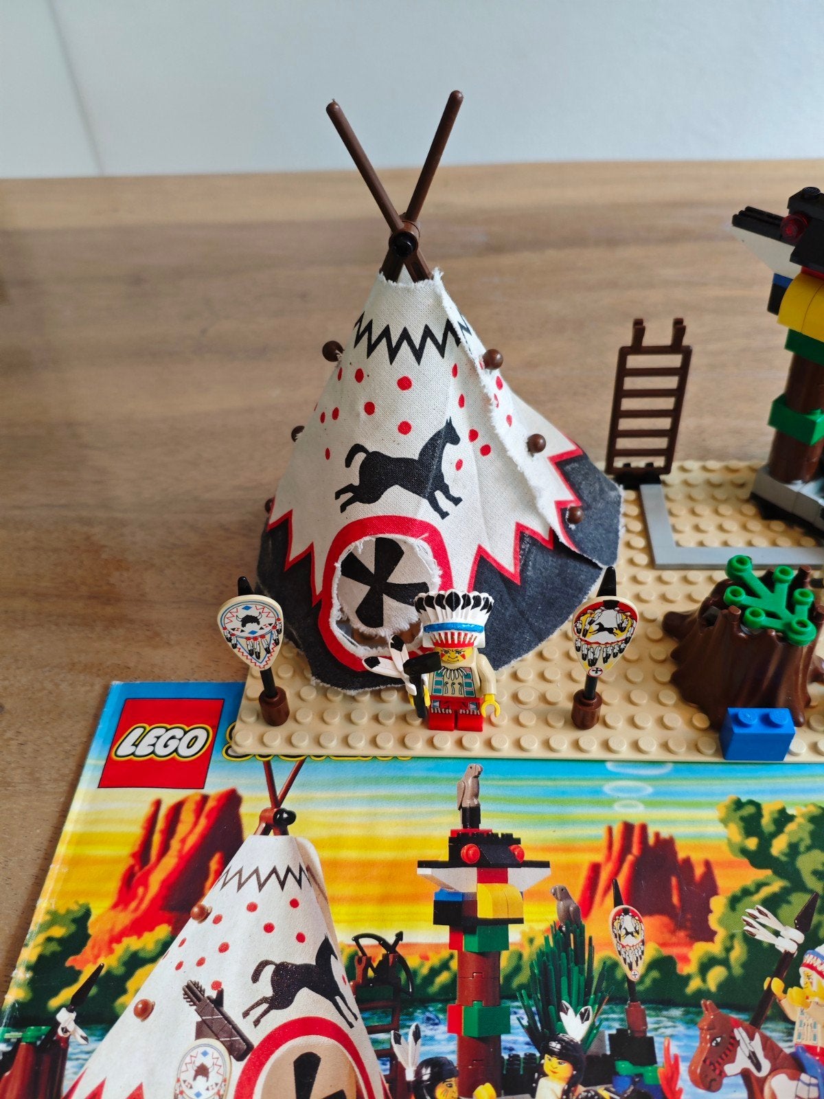 Lego set 6746 Chefs Teepee compleet met boekje, Kinderen en Baby's, Speelgoed | Duplo en Lego, Overige thema's, Lego, Ophalen of Verzenden