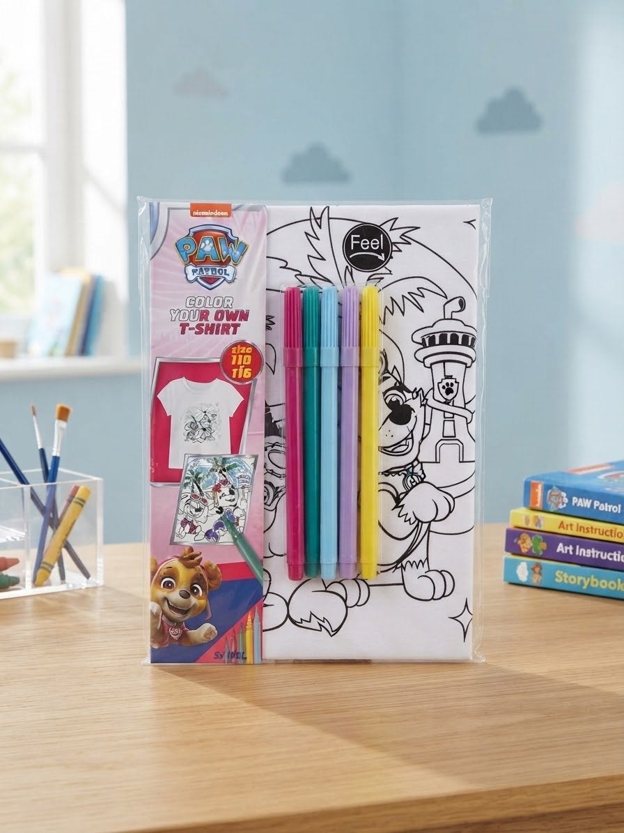 Paw Patrol T-shirt Kleurset - Maat 110/116, Nickelodeon, Nieuw, Meerkleurig, Ophalen of Verzenden