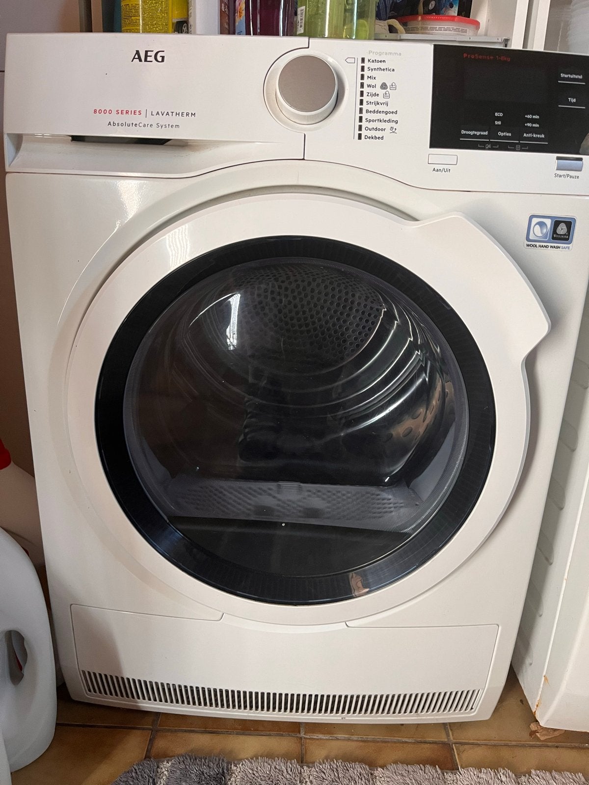 AEG Lavatherm 8000 Series warmtepompdroger - defect, Witgoed en Apparatuur, Wasdrogers, Ophalen, Overige typen, 8 tot 10 kg, Niet werkend