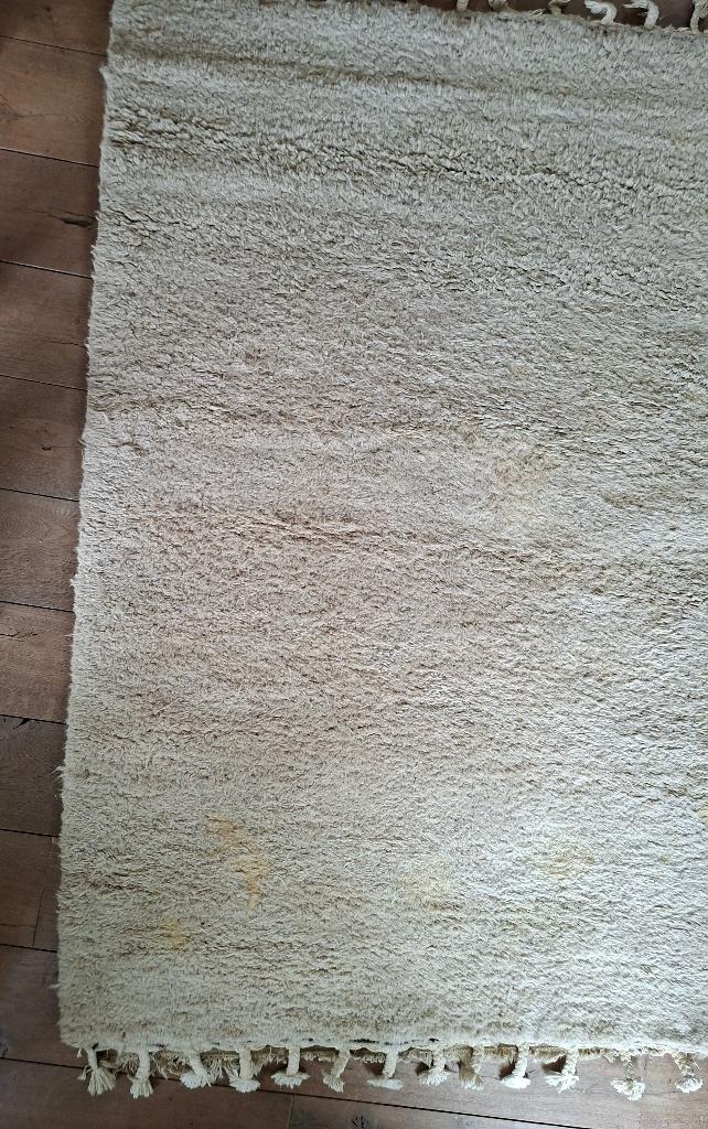 Marokaans tapijt, Ophalen, Gebruikt, 100 tot 150 cm, Effen, Berber