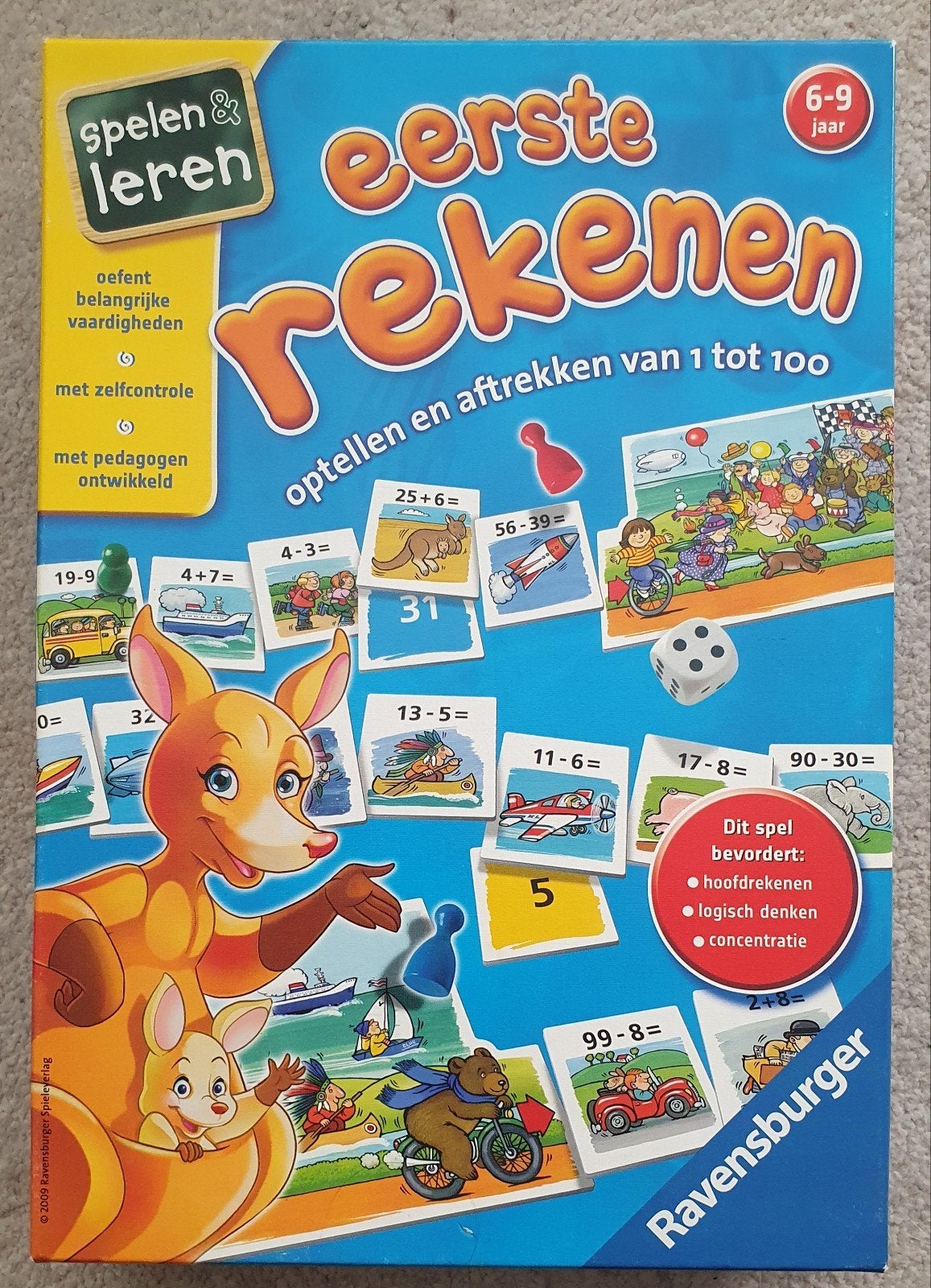 Reken Spel (6-9 jaar)   (Ravensburger), Hobby en Vrije tijd, Ophalen of Verzenden, Zo goed als nieuw