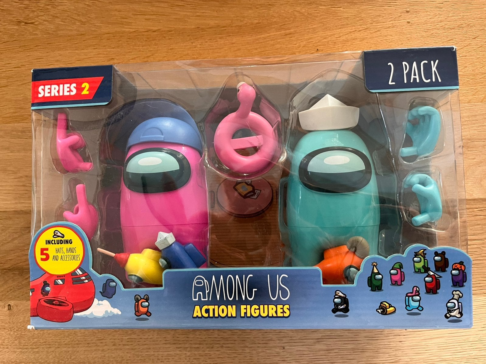 Among us speelgoed poppetjes en accessoires, Ophalen of Verzenden, Zo goed als nieuw, Jongen of Meisje