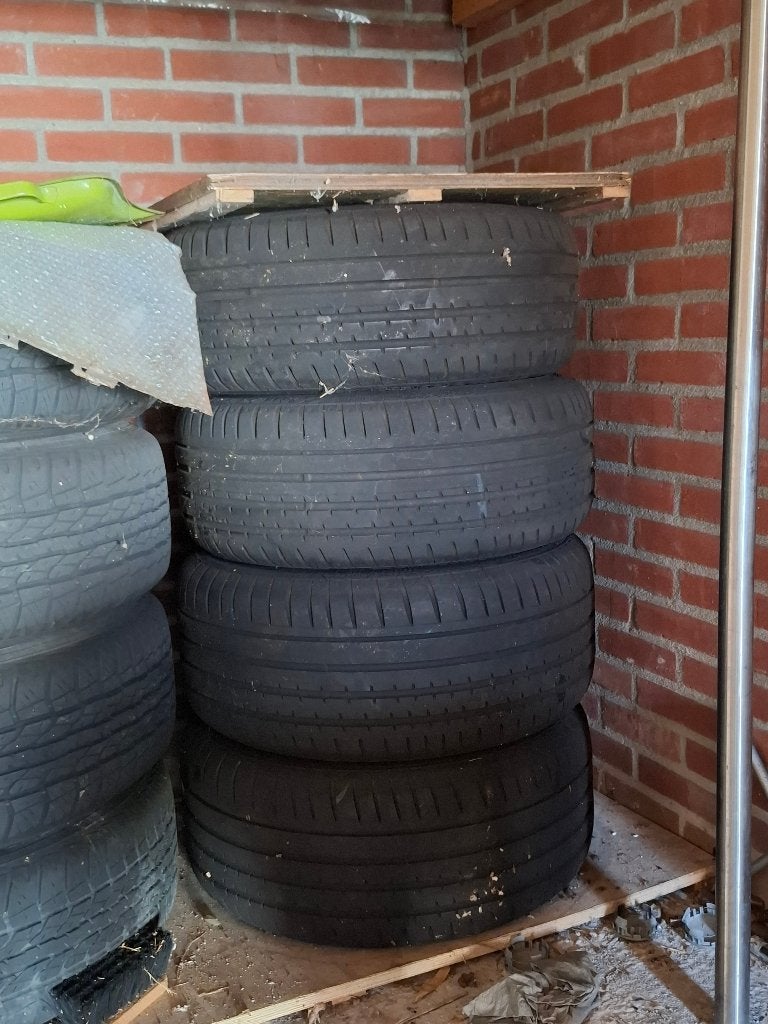 BMW autobanden met velgen, Ophalen, Gebruikt, 255 mm, Banden en Velgen