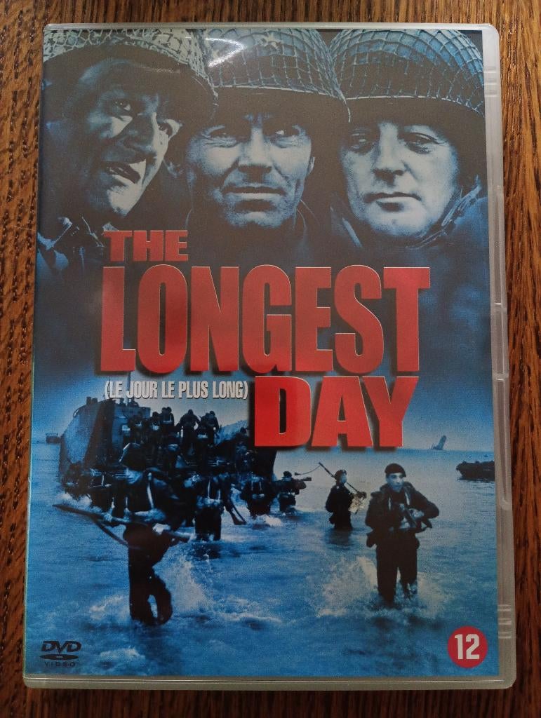 The Longest Day op dvd, Cd's en Dvd's, Dvd's | Klassiekers, Zo goed als nieuw, Overige genres, 1960 tot 1980, Vanaf 12 jaar, Ophalen of Verzenden