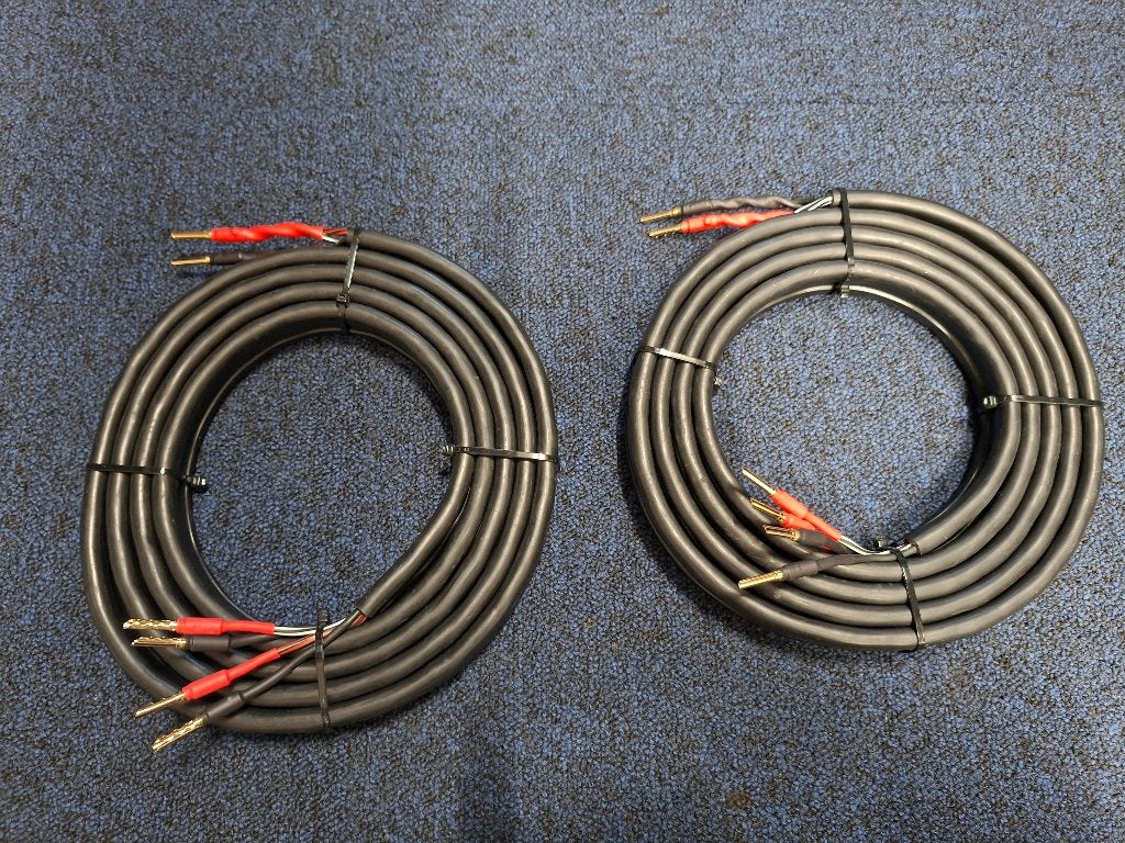 LINN K400 Bi-wire luidsprekerkabels, Ophalen of Verzenden, Gebruikt, 2 tot 5 meter, Luidsprekerkabel