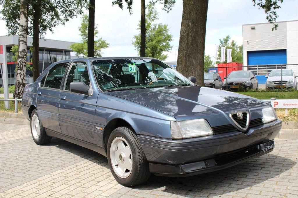 Alfa Romeo 164 2.0 T.Spark, FULL OPTION! HOBBY AUTO! Auto me, Auto's, Oldtimers, Voorwielaandrijving, 145 pk, Stof, Bedrijf