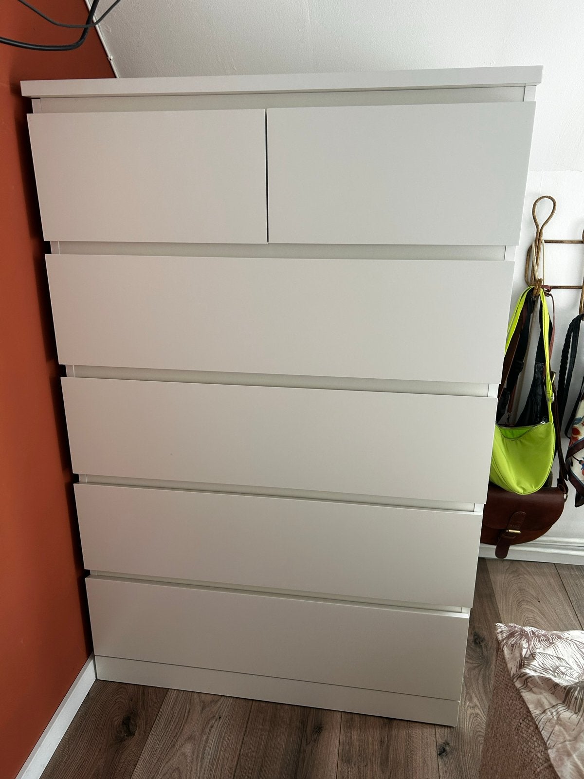 Ikea STORKLINTA ladekast wit met 6 lades (120x70x50cm), Huis en Inrichting, Kasten | Ladekasten, Ophalen, 5 laden of meer, 100 tot 150 cm