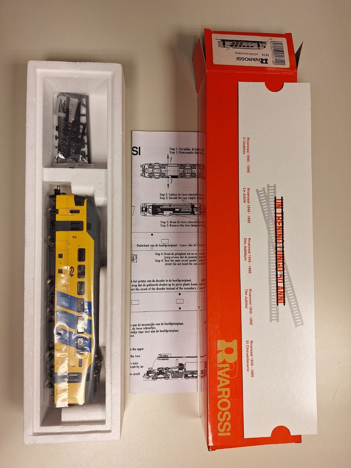 Rivarossi 1614 mDDM motorrijtuig, Ophalen of Verzenden, Nieuw, Locomotief, Overige merken