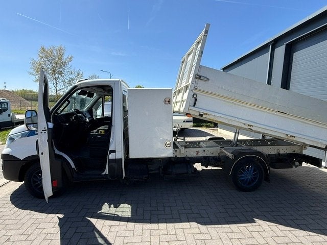 Iveco 35S14 Kipper 3.0 CNG Euro 6, Auto's, Bestelauto's, Stof, Wit, Bedrijf, Te koop
