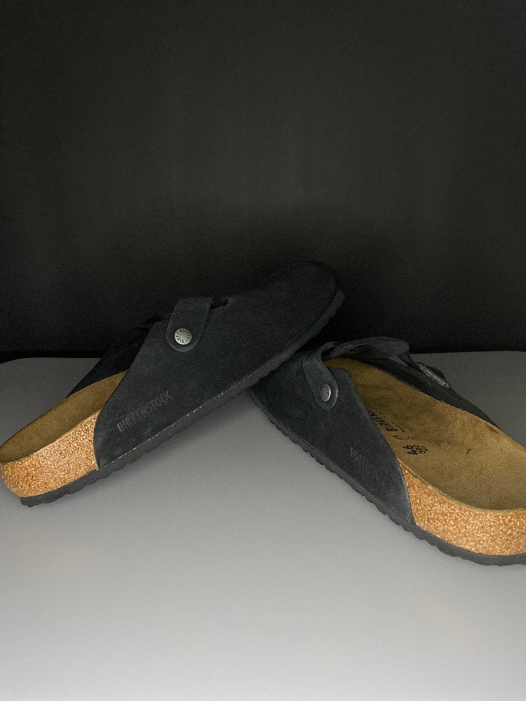 BIRKENSTOCK BOSTON BS BLACK - maat 46, Kleding | Heren, Schoenen, Sandalen, Zwart, Nieuw, Ophalen of Verzenden