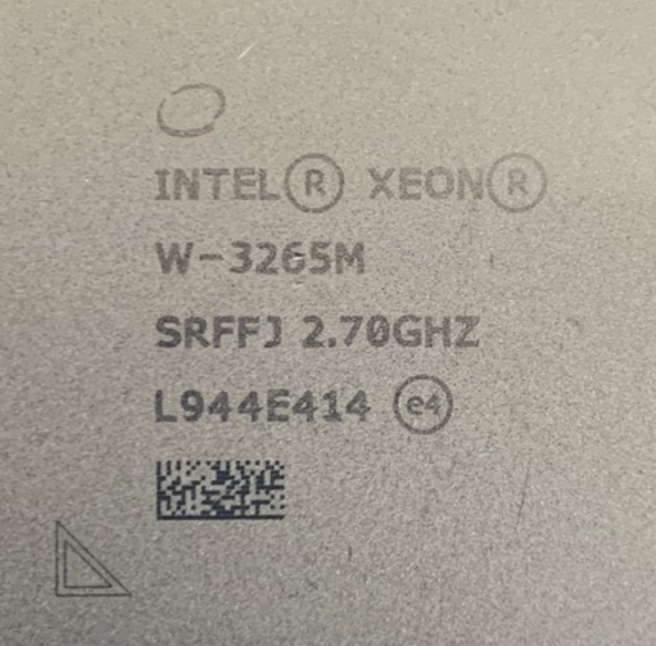 Intel Xeon W-3265M 24 core Mac Pro CPU HP Workstation, Computers en Software, Intel Xeon, Ophalen of Verzenden, Zo goed als nieuw