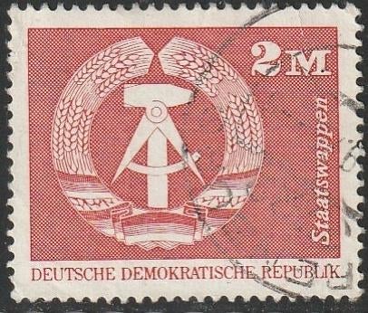 DDR 1973 1900 Staatswapen, Gest, Ophalen of Verzenden, DDR, Gestempeld