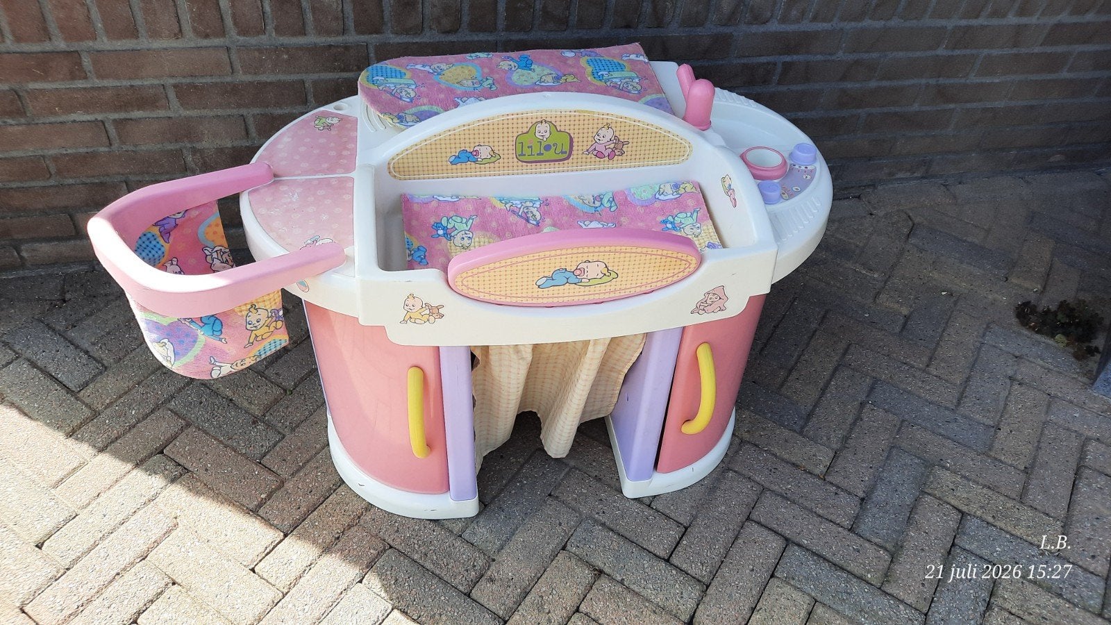 commode / badje, Ophalen, Babypop