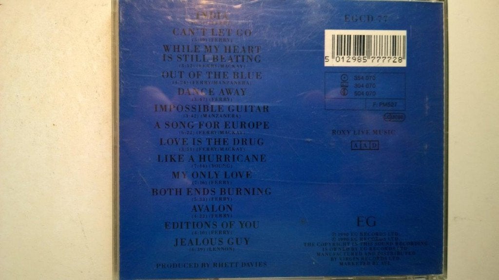 Roxy Music - Heart Still Beating, Ophalen of Verzenden, Zo goed als nieuw, Pop, Album