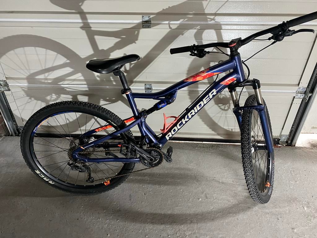 Rockrider ST 540 S Mountainbike Full Suspension Maat L, Fietsen en Brommers, Fietsen | Mountainbikes en ATB, Zo goed als nieuw