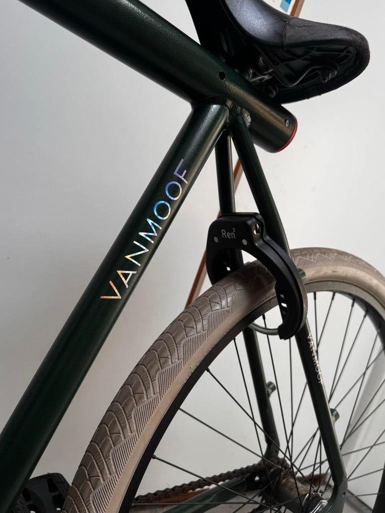 VanMoof S3 Stadsfiets - Donkergroen met Holografische Letter, Overige merken, Minder dan 10 versnellingen, Staal, Ophalen of Verzenden