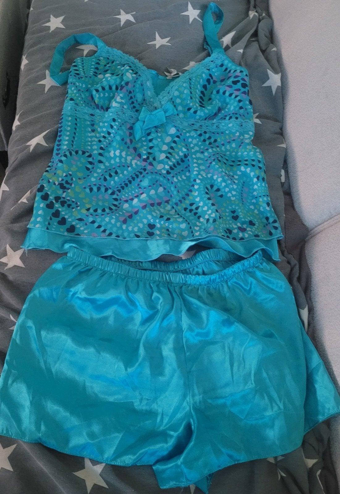 Livera shortama mt L valt klein, Livera, Ophalen, Blauw, Nachtkleding