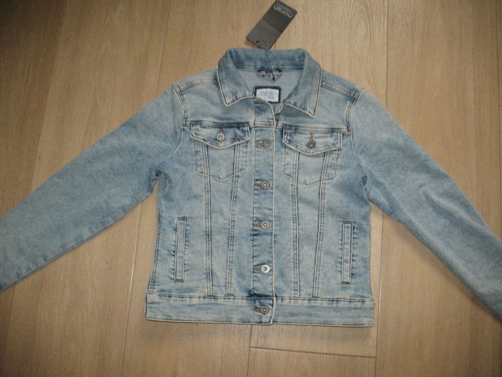 NORAH Spijkerjasje STRETCH NIEUW met KAARTJE Maat 36 (Nr 2), Blauw, Nieuw, Ophalen of Verzenden, Norah