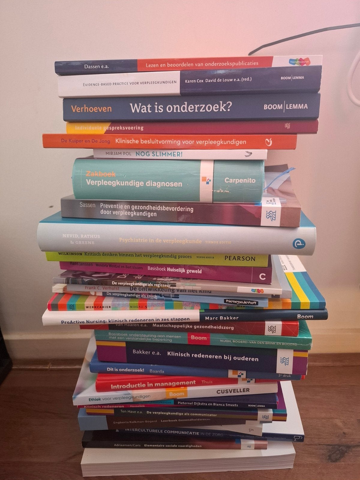 Diverse studieboeken HBO Verpleegkunde