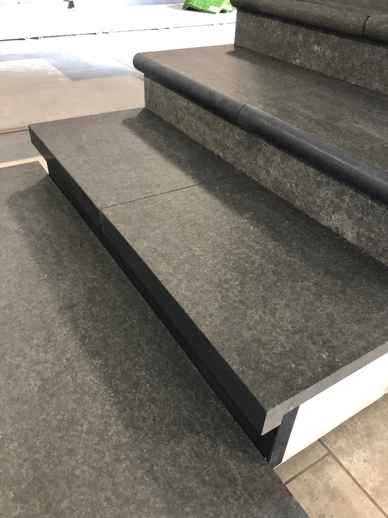 zwembadranden 35x50x3/5 cm 100x35x3 cm kleurvast basalt