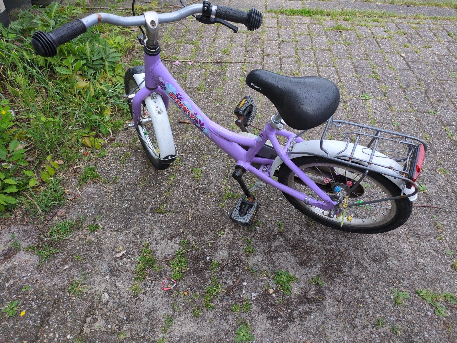 Puky kinderfiets, paars, 16 inch, Fietsen en Brommers, Fietsen | Kinderfietsjes, Ophalen, Gebruikt, 16 tot 20 inch