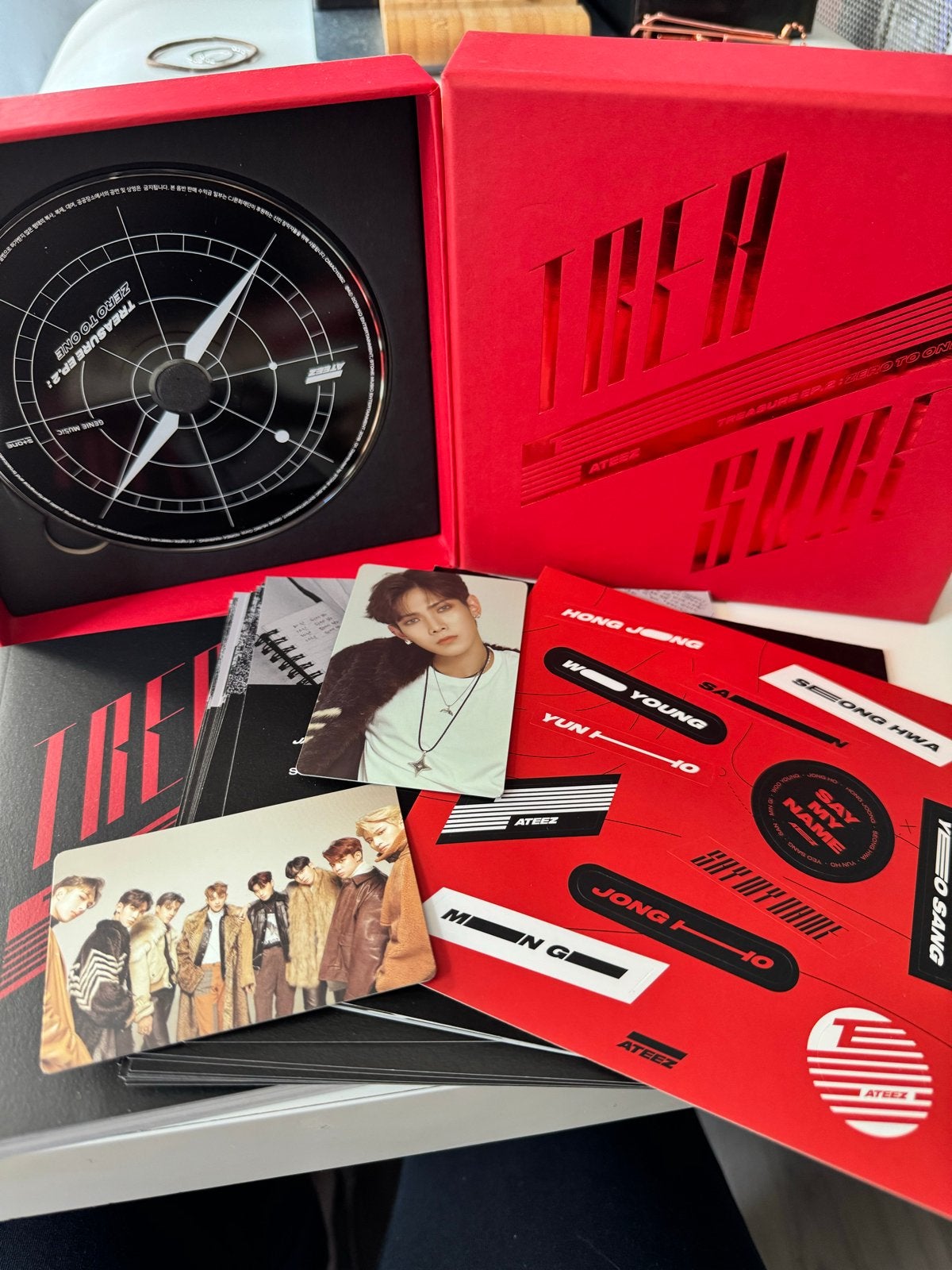 ATEEZ TREASURE EP.2: Zero To One K-Pop Album, K-pop, Verzenden, Zo goed als nieuw, Inclusief boekje