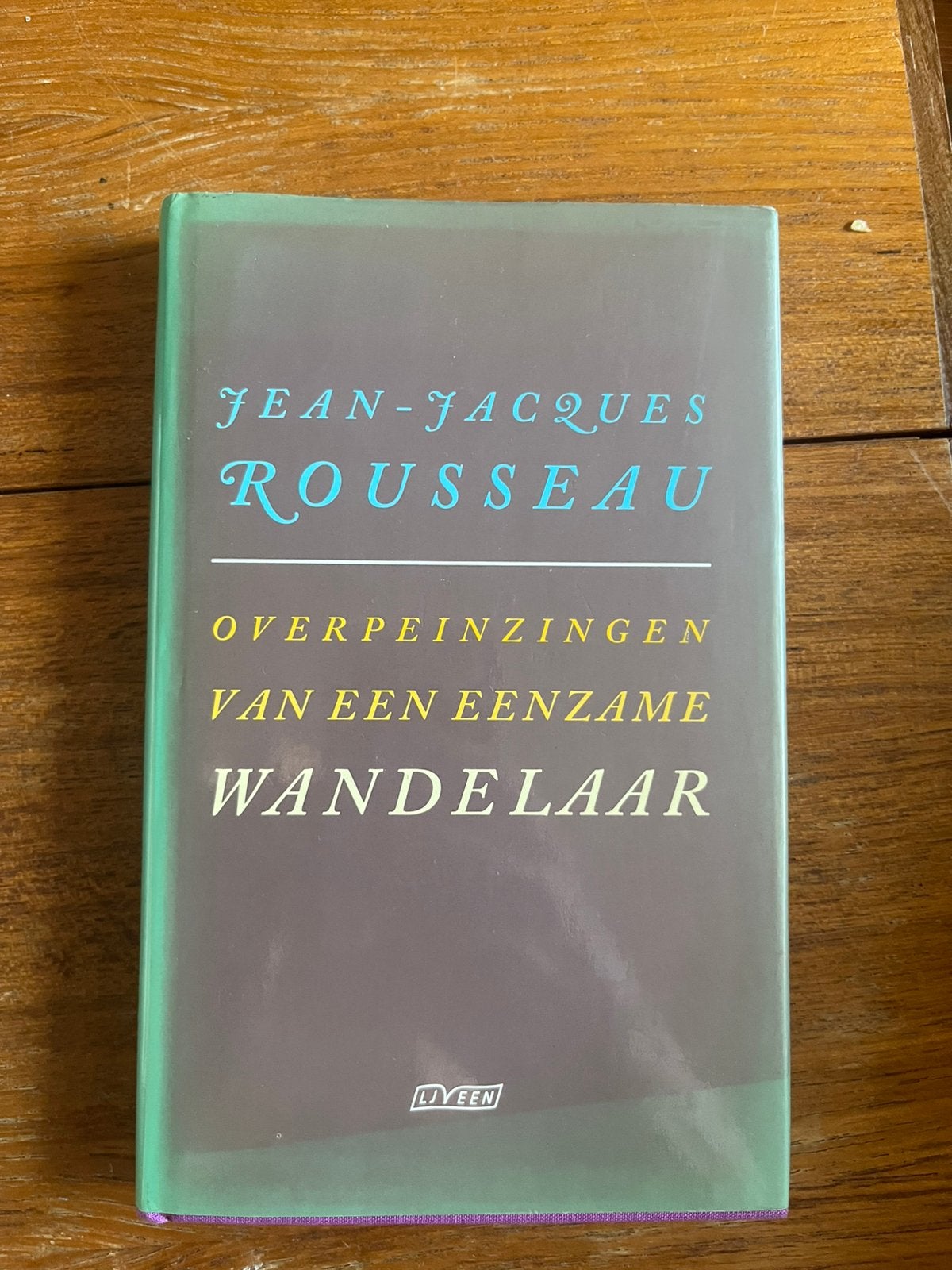 Jean-Jacques Rousseau Overpeinzingen van eenzame wandelaar, Ophalen of Verzenden, Zo goed als nieuw
