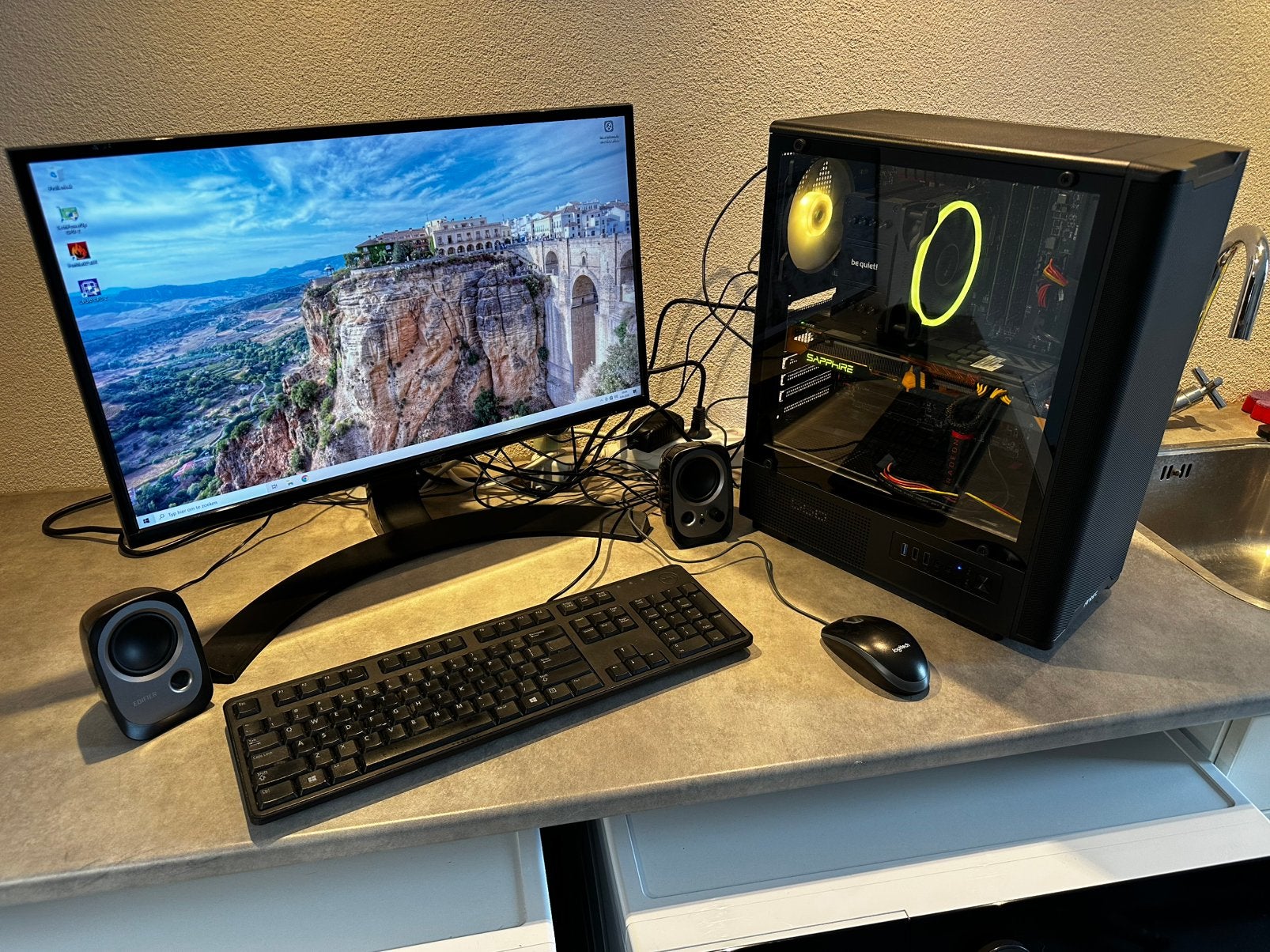 Complete desktop ‘gaming’ PC, Computers en Software, Ophalen, HDD, Zo goed als nieuw, Gaming