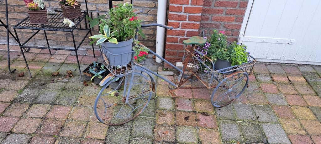 Leuk bloemen fietsje zonder bloemen, Tuin en Terras, Ophalen, Beton, Klinkers