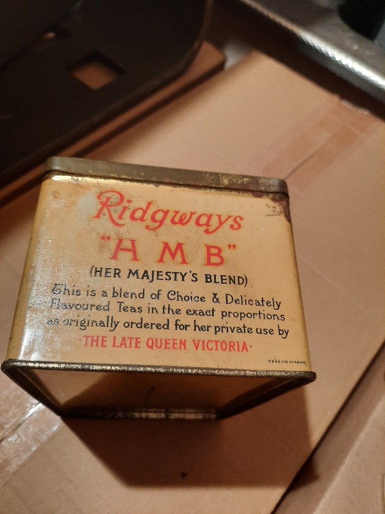 Verzamelblik ridgeway tea, Verzamelen, Blikken, Ophalen of Verzenden, Gebruikt, Thee, Overige merken